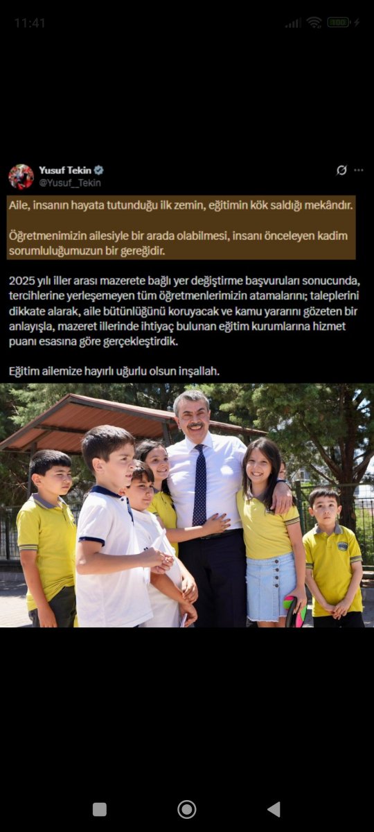 FurkanOnba42714's tweet photo. Sayın @Yusuf__Tekin; protokol kapsamında sağlanan hakkın, eşin görev yeri değiştiğinde yeniden değerlendirilmesi kontenjanların daha etkin kullanılmasını sağlayabilir. 🤝 Gerekli düzenlemenin yapılmasını talep ediyoruz. @RTErdogan @hasandogan @omurfatih @oktay_saral #KadimSorumlulukBekliyoruz @_cevdetyilmaz