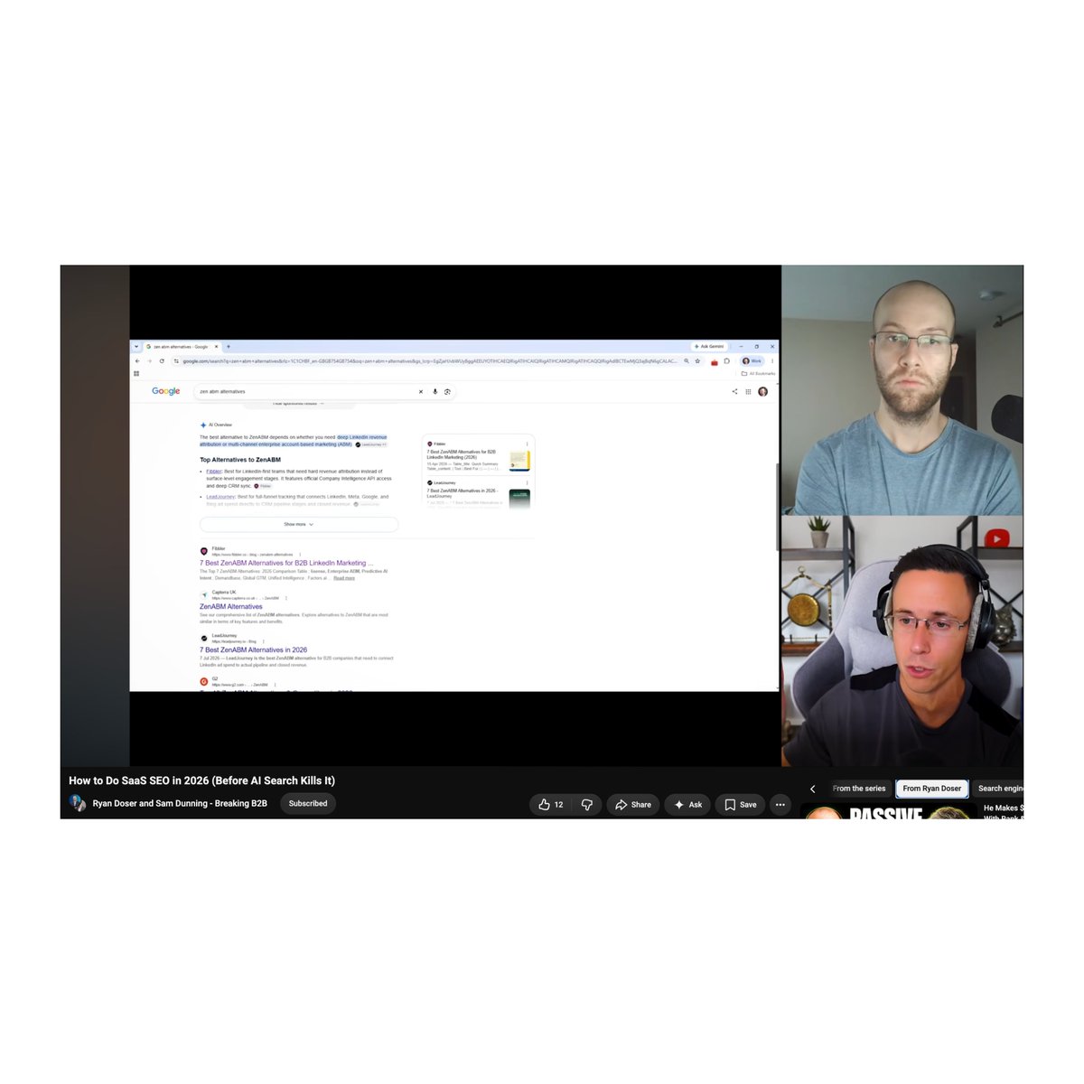 joaquinpinedaaa's tweet photo. ICYMI: Most SaaS brands are missing the exact pages that get them recommended in AI search. 

Instead of building these pages, most founders chase quick tactics, none of which gives AI platforms a page of yours to quote.

Sam Dunning (Breaking B2B) told @ryan_doser13  that the fix is older than all of that: "control the controllables." 

Build the pages buyers are already asking for, so when AI describes you, it's reading from your site and not someone else's.

Took notes from this banger episode (so you don't have to):