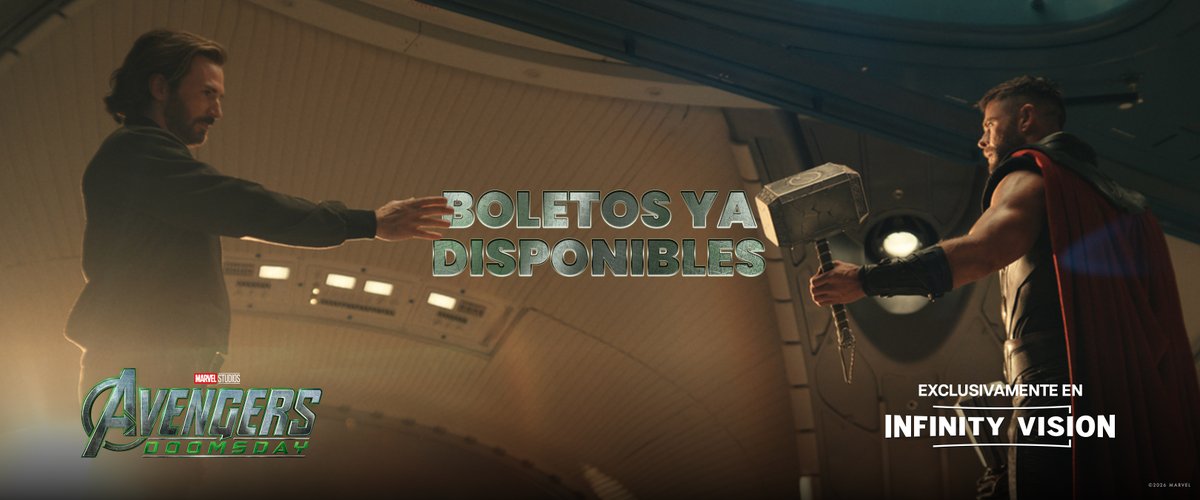 Cinepolis's tweet photo. ¡No es una variante, es real! 😱🌀 ¡Ya puedes conseguir tus boletos para #AvengersDoomsday! 🔥🎬 Etiqueta a tus Avengers de confianza y vayan ya por sus boletos aquí 👉 https://t.co/XirZoO2auo https://t.co/L66iZu4VY6