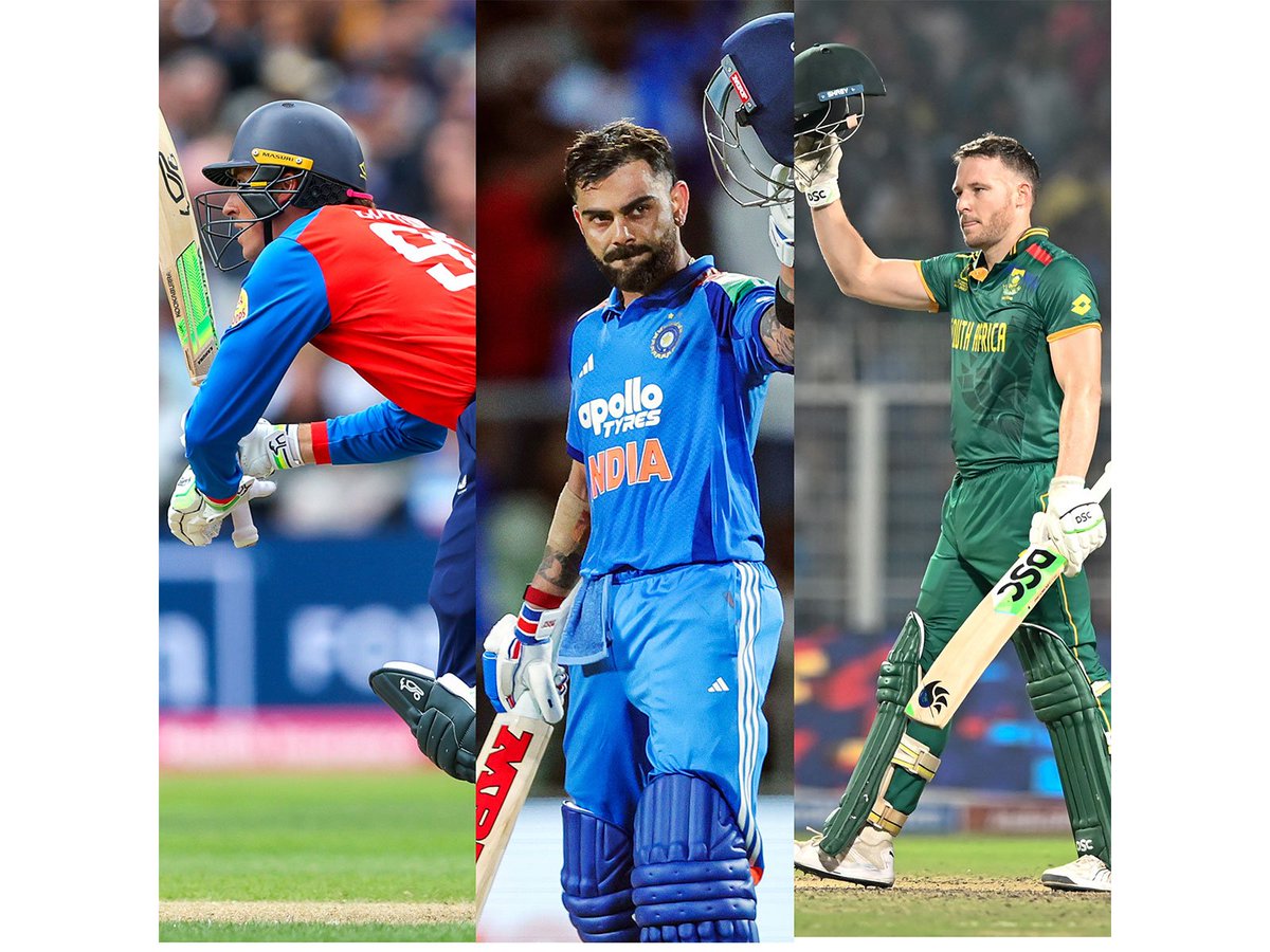 ani_digital's tweet photo. Miller's blitz, Kohli's chase-masterclass, Banton's moment: A record-breaking six-ODI tons on 'Super Sunday' keep magic of 50-over cricket alive
Read @ANI Story | https://t.co/8u0RiZ8WxX
#ODIcricket #TomBanton #DavidMiller #ViratKohli #ShubmanGill #TembaBavuma #JustinGreaves #TeamIndia #INDvsWI