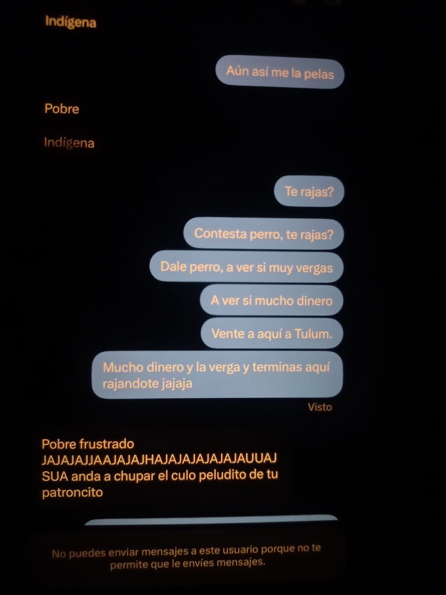 SMeridano's tweet photo. @RONNASLM @caballer0luna @Irving14486825 @i3goo_ @caballer0luna al menos yo lo admito y no me hago pendejo como tú, tú ni puedes admitir que era un pedazo de mierda cobarde con ínfulas de “empresario” y “rico”. Me la peleas perro. https://t.co/jDiOzhXlmV