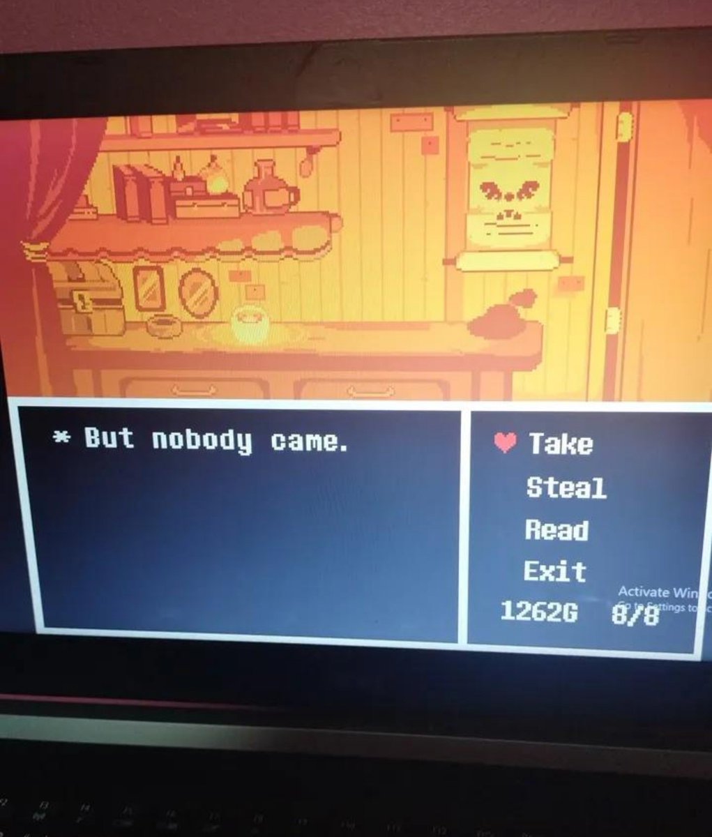 glerpyyy's tweet photo. I'm doing the genocide route in Undertale and let me tell you how many times I have gotten the chills. (and I feel depressed and empty doing the route since I've done the True Pacifist Ending before) https://t.co/3Dn1s7EDWc