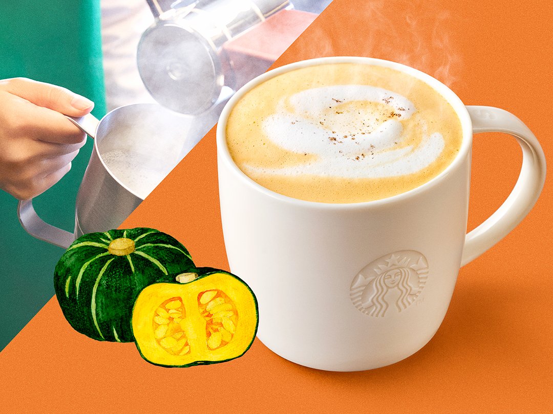 oricon's tweet photo. スタバ新作、かぼちゃの“ご自愛スープ”🎃
ふわふわ泡の『パンプキン スープチーノ』
⠀
💛北海道産かぼちゃや玉ねぎを使用
隠し味のメープルやスパイスで味に深み
https://t.co/1jRMj9Tqrc
⠀
ソイミルク変更無料
Short：500円 Tall：店内 540円（店内） https://t.co/TVK1pSN3Y1