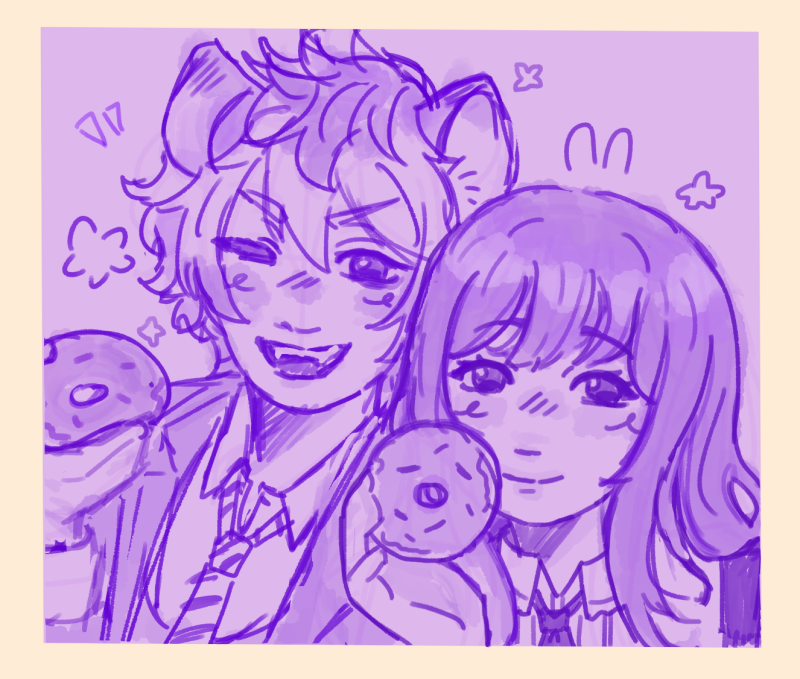 leonasboyfriend's tweet photo. 🍩 ruggie bucchi &amp; mana sumita :3 https://t.co/qvirHbrDTq