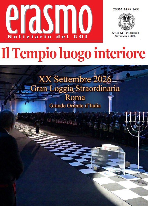 GrandeOrienteit's tweet photo. È online #Erasmo di settembre con focus sulla Gran Loggia Straordinaria del GOI svoltasi a Roma in occasione delle celebrazioni del #XXSettembre e #EquinoziodAutunno. #Massoneria
Sfoglia ▶ https://t.co/V902QV3fZo
Sommario ▶ https://t.co/kuwqvVtnp3 https://t.co/fUpMgu9ewZ