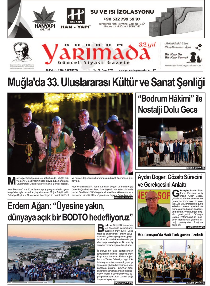 Yarimada48's tweet photo. GAZETEMİZİN TAMAMINI GÖRÜNTÜLEMEK İÇİN TIKLAYINIZ....

https://t.co/I7ZaB65T3o https://t.co/3V1Y80Qn74