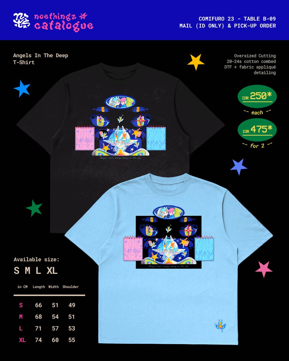 tabe_thay's tweet photo. noethingz #cf23 po is open!🪼

📎 po period : 28 sept - 23 oct
📎 pick-up &amp; mail order (id only)
📎 po link in bio!
📎 GO dm me first

(1/6) new t-shirts, socks, shirts
see more below! https://t.co/ttoCQXpNCD