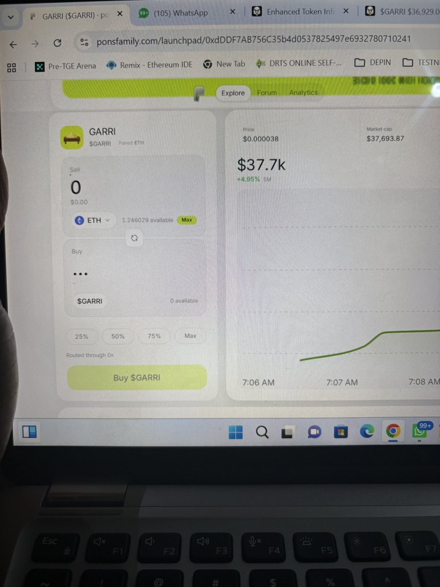 degenBRO__'s tweet photo. Restarting motion

You know how it goes 

- Hold $GARRI to get airdropped 
- Make contents about $GARRI to get airdropped https://t.co/uq5g0c7TuL