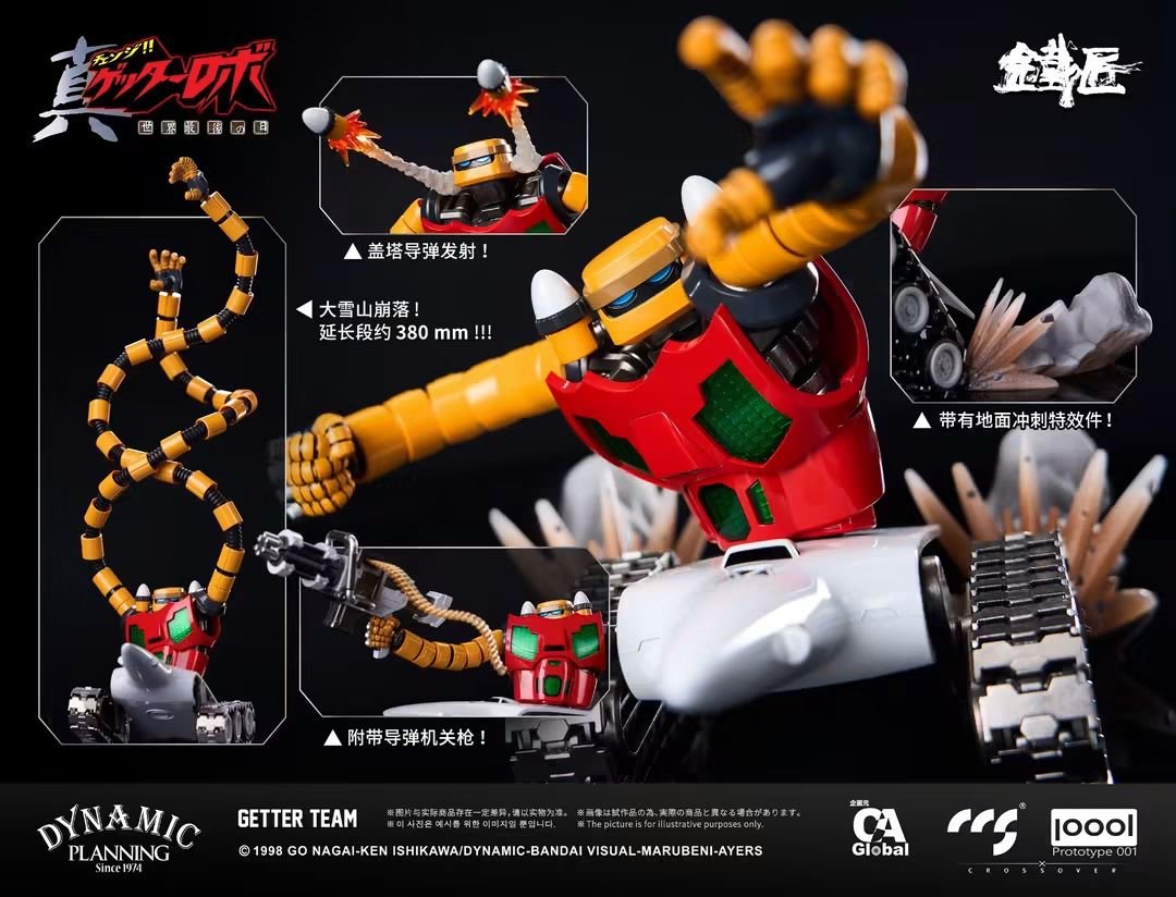 PassionXFun's tweet photo. CCS Toys x P001 Blacksmith Series Getter Team preorders start september 28th, new official pictures
#CCSToys #新ゲッターロボ #真ゲッター1 #getter #合金 #真盖塔1 #三一萬能俠 #肥仔三一萬能俠 #蓋塔1號機 #P001 #动漫星城
https://t.co/iUjzvWvoaN https://t.co/kFTjIRkWLl