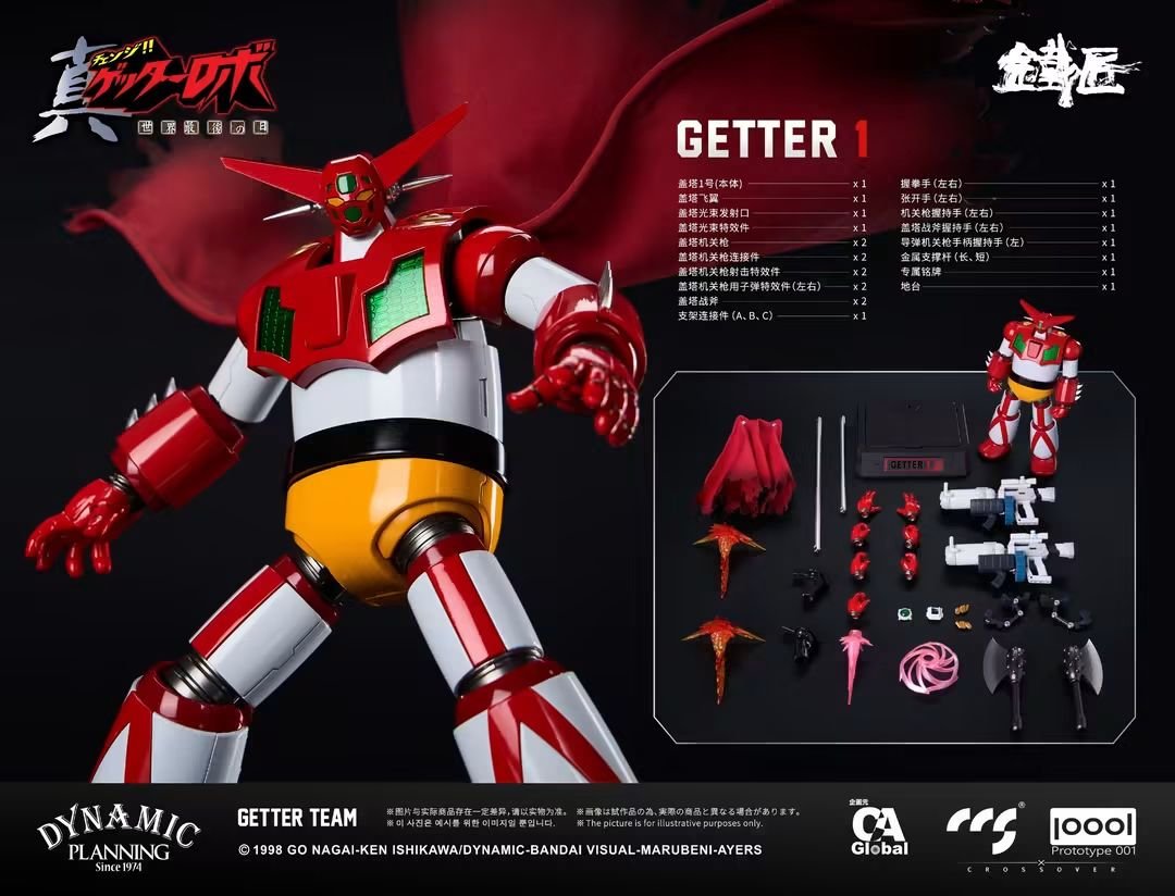 PassionXFun's tweet photo. CCS Toys x P001 Blacksmith Series Getter Team preorders start september 28th, new official pictures
#CCSToys #新ゲッターロボ #真ゲッター1 #getter #合金 #真盖塔1 #三一萬能俠 #肥仔三一萬能俠 #蓋塔1號機 #P001 #动漫星城
https://t.co/iUjzvWvoaN https://t.co/BaefCuiiAP