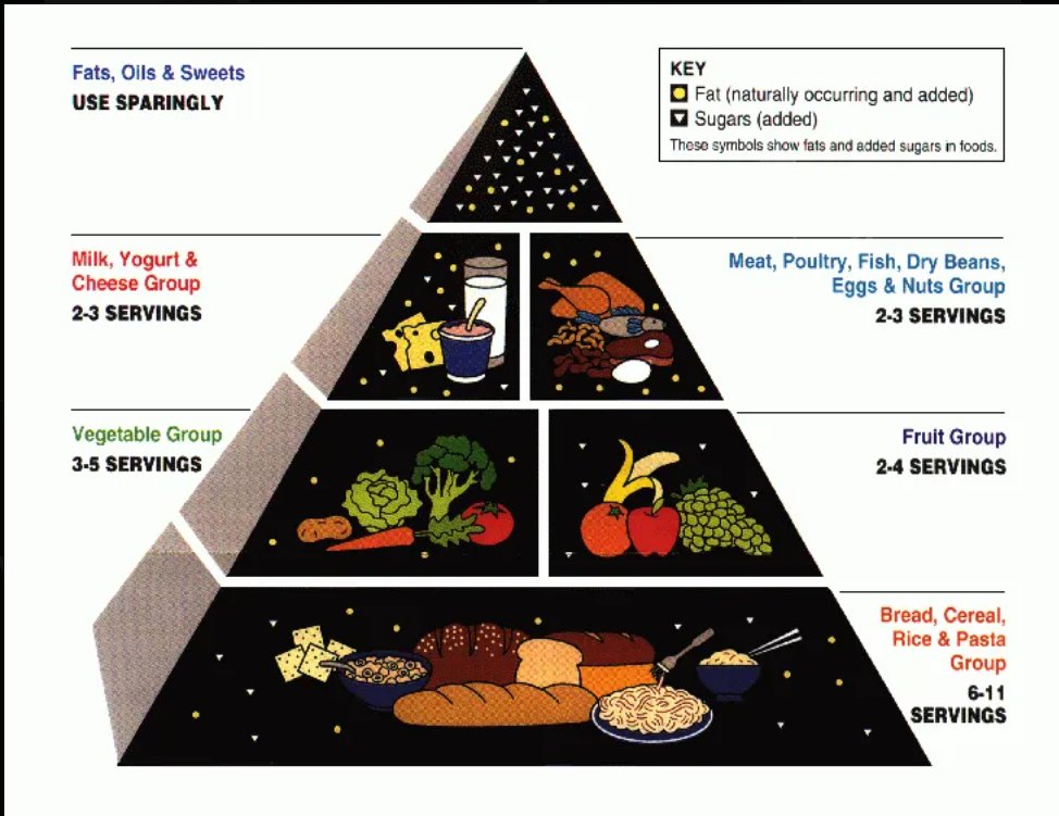 JainalMomin's tweet photo. Hey @grok, who actually created the food pyramid, and what part of that “official healthy diet” story is true or is that fake? https://t.co/6bHft280MM