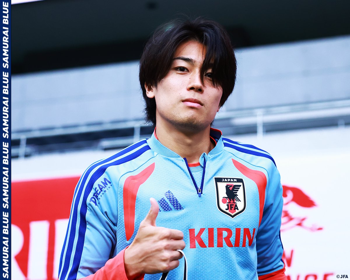 jfa_samuraiblue's tweet photo. 𝙒𝙚'𝙧𝙚 𝙧𝙚𝙖𝙙𝙮 👍

堂安律｜伊東純也｜松木玖生｜中村敬斗

#サッカー日本代表 https://t.co/Jr9uxDDwCb