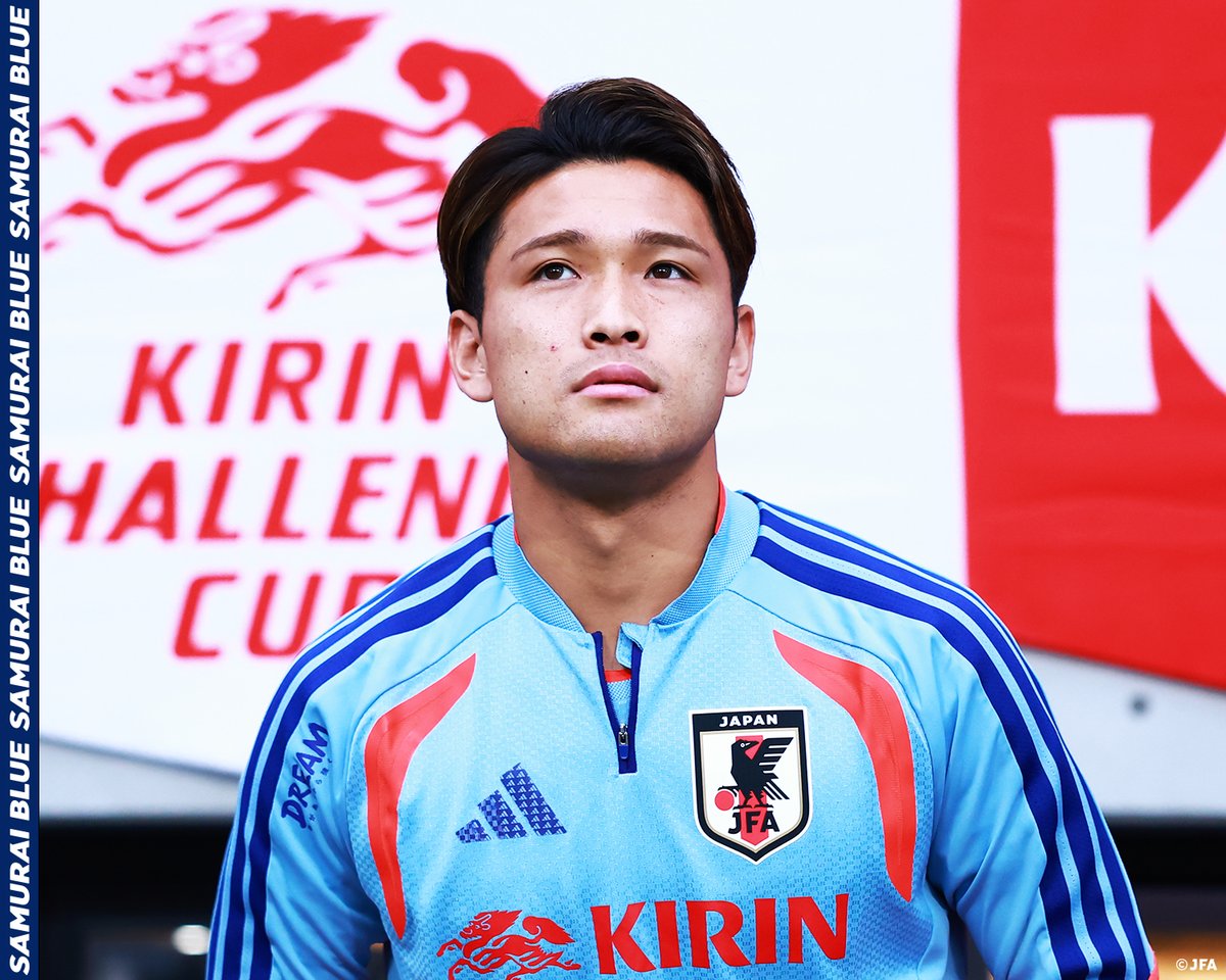 jfa_samuraiblue's tweet photo. 𝙒𝙚'𝙧𝙚 𝙧𝙚𝙖𝙙𝙮 👍

堂安律｜伊東純也｜松木玖生｜中村敬斗

#サッカー日本代表 https://t.co/Jr9uxDDwCb
