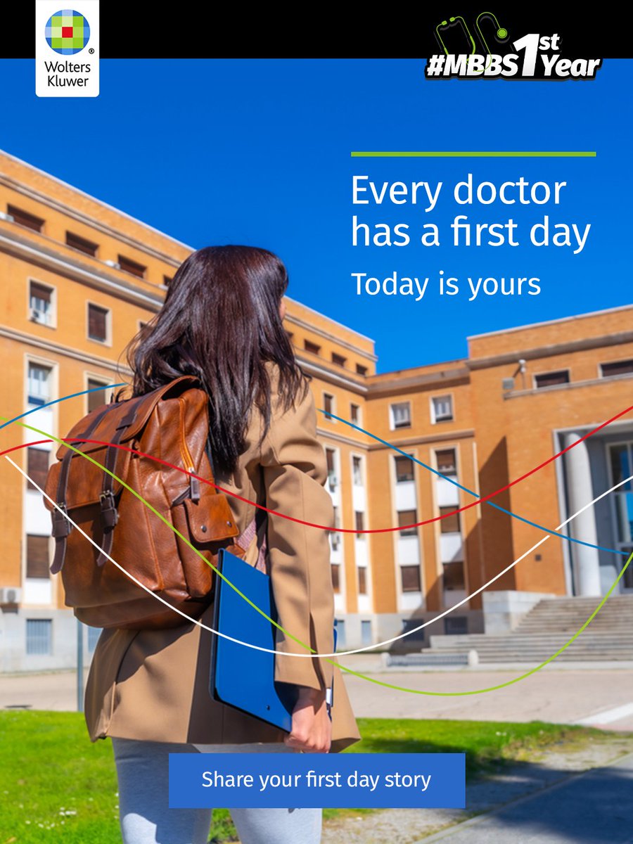 WKHealthIndia's tweet photo. A dream years in the making. A journey for a lifetime. 🩺
Congratulations on beginning your medical journey! Here’s to learning, growing, and taking your first steps toward the white coat. 🥼
#MBBSFirstYear https://t.co/xlXOl9Py2Z