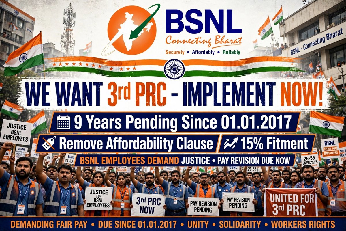 Sushil_Beawar's tweet photo. Major national security &amp; public projects rely on @BSNLCorporate fiber every second. #BSNL isn't just an operator; it’s our strategic telecom backbone. Stand with BSNL staff! 🚀
@narendramodi @JM_Scindia @PemmasaniOnX @DoT_India
#Remove_Affordability_Clause
#3rdPRC_BSNL https://t.co/y7dAVhSX8t
