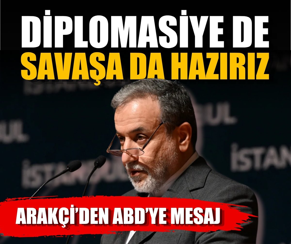 TurkgunGazetesi's tweet photo. 📍 Arakçi’den ABD’ye mesaj: Diplomasiye de savaşa da hazırız
https://t.co/yBY6jhbbqq https://t.co/0yzvtKwH5z