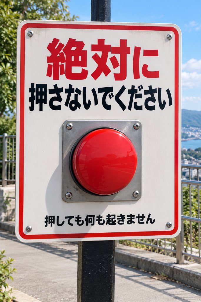 SaitohMao's tweet photo. 押しちゃダメだよ笑 https://t.co/YQX3wNCW97