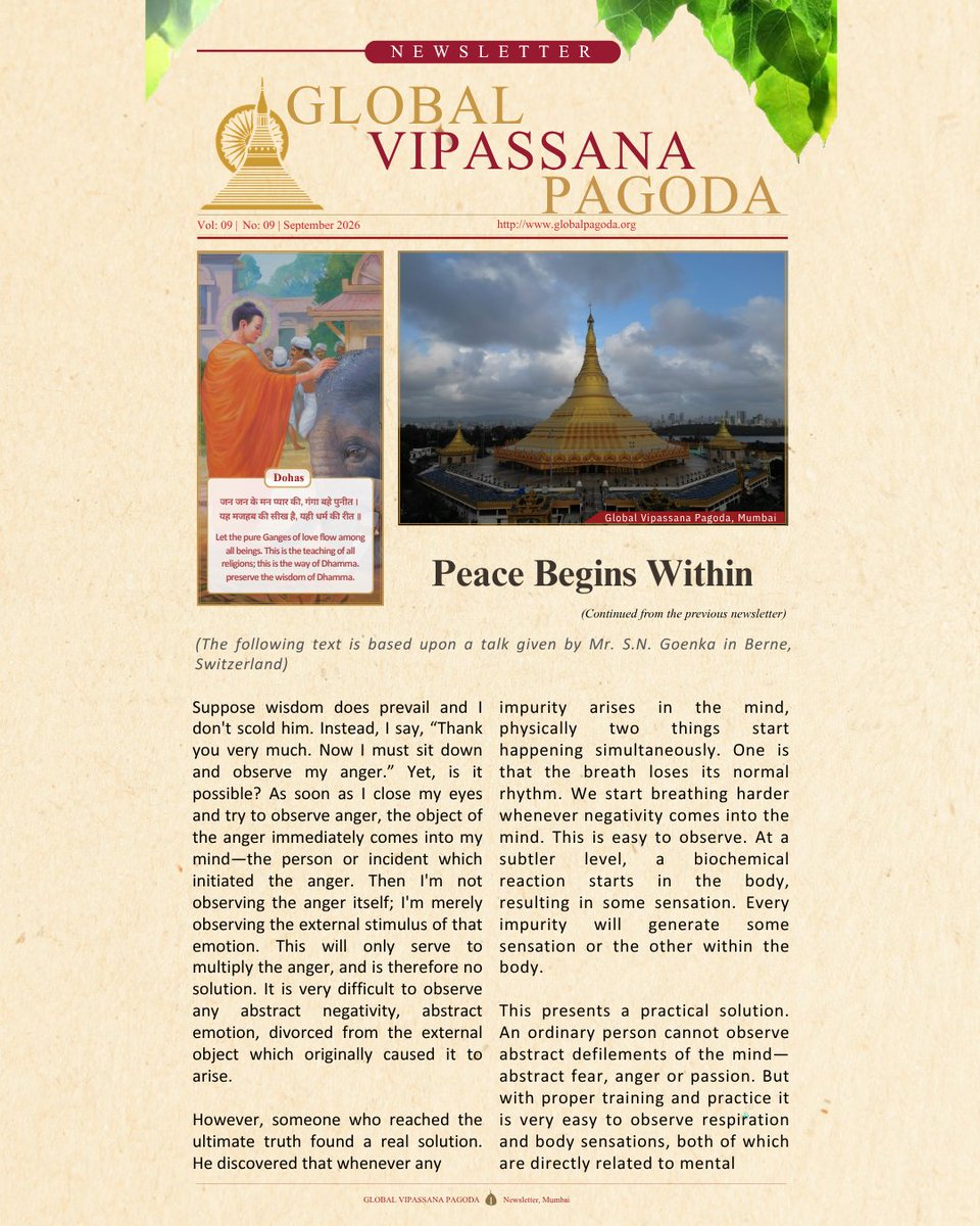 VipassanaOrg's tweet photo. https://t.co/varkSUseuW Links available in Bio.
#Buddha #Dhamma #Sangha #Vipassana #Meditation #SayagyiUBaKhin #SNGoenka #buddhateachings #enlightenment #peace #metta #mettabhavana #meditatedaily #mindfulness #meditate #meditationpractice #spirituality #compassion #lovingkindness https://t.co/lYsIXPS2G7