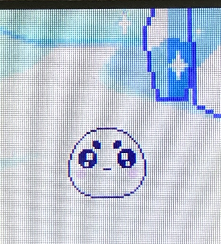 en95eva's tweet photo. おおー！おこじょっち同士のブリードに成功😍助言ありがとうございます😊😊
おこじょっちのお目目ゲット👀

まだまだ知らないことやら気づかないことがあるからとてもありがたい😭

#たまごっちパラダイス　#たまパラ　#にゃおっちにしたい https://t.co/VZaKxtqMZI