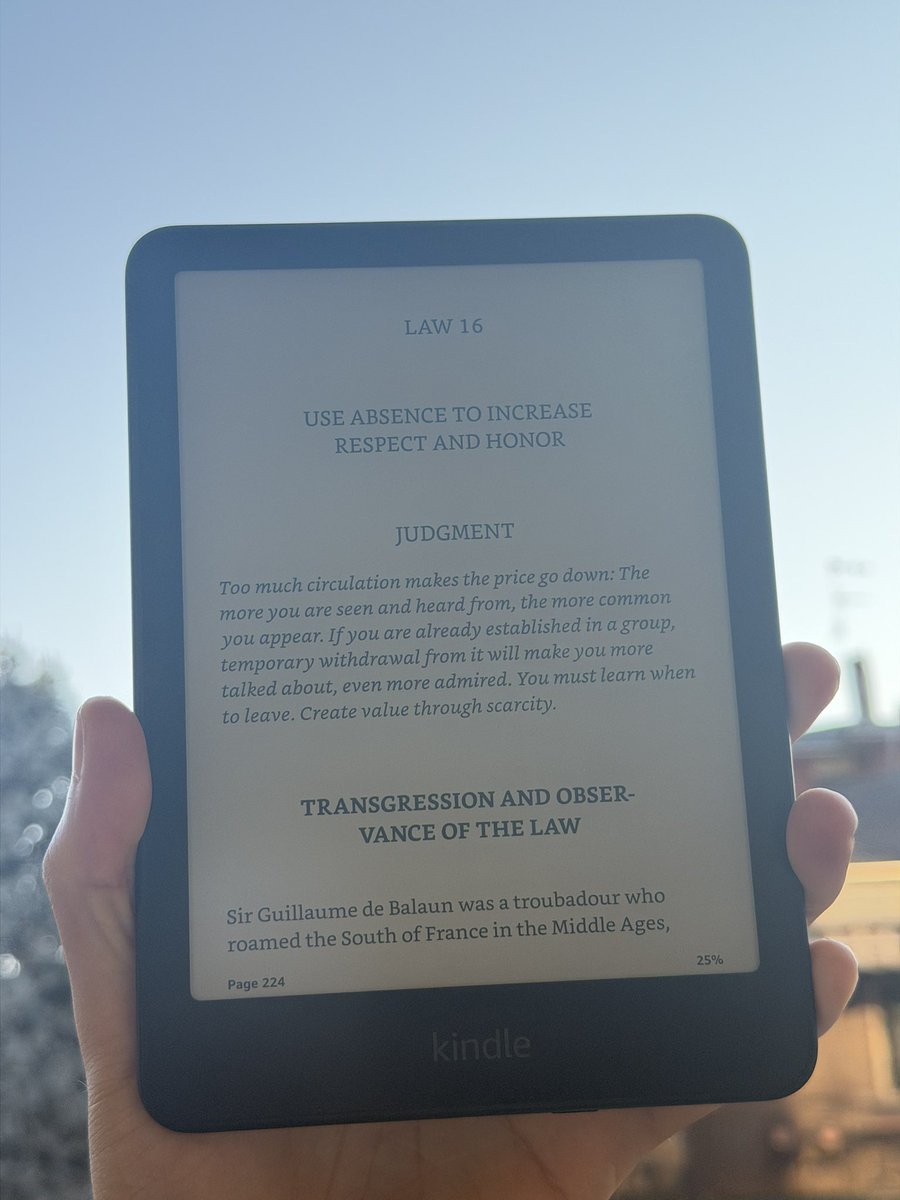 Anaslouba's tweet photo. Morning coffee ☕️

Reading The 48 Laws of Power.

Claude is busy shipping new stuff.

Jazz playing in the background.

My wife is cooking breakfast.

No meetings.
No rush.
Just building, learning, and enjoying life.

How do you start a morning better than this?

Life is good. https://t.co/jnKnQTyYAp