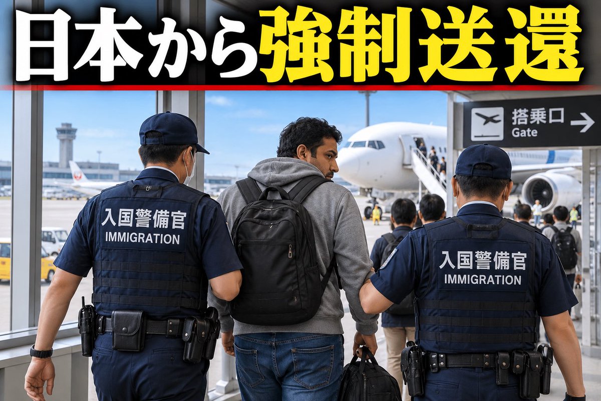 hikaruganji's tweet photo. もう外国人、日本で悪い事をして一度でも逮捕されたら、即強制送還で、今後は出禁で、一生、日本に入国出来ないでよくないですか？ https://t.co/hSOZG93PV2