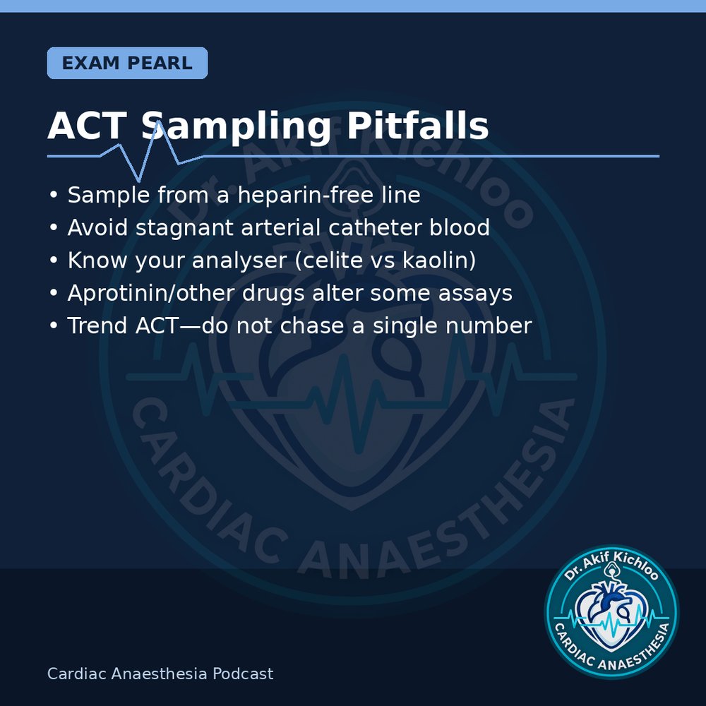 akifkichloo's tweet photo. CPB, ACT &amp; IABP
CPB weaning checklist, ACT pitfalls, ATIII deficiency, IABP contraindications.
Cardiac Anaesthesia Podcast
#CardiacAnaesthesia #CardiacAnaesthesiaPodcast #MedEd #CardiacOR https://t.co/snhpJiywAc