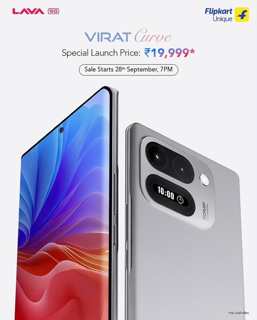 stufflistings's tweet photo. Today, I’m giving away the Lava Virat Curve 5G.

To participate:
1. Like this post
2. Quote repost using #winLavaViratCurve #GoWithTheCurve
3. Answer some questions

Happy winning ♥️

Note: Multiple entries are strictly not allowed. Please make sure to follow all the rules. https://t.co/ku66tJhKgF