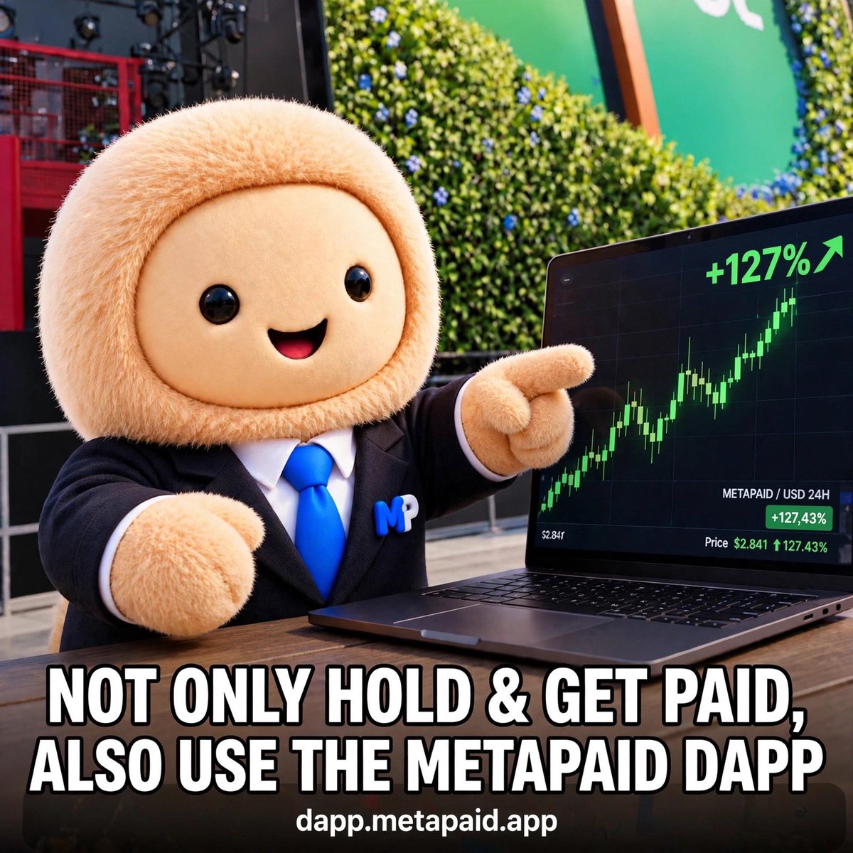 MetapaidRH's tweet photo. Not only hold &amp; get paid, also use the MetaPaid DApp.

Discover tokens, track live charts, and join the Web3 social.

👉 https://t.co/TipQWTA0Uq

https://t.co/uYyG6DC7qY

https://t.co/cDMplp3FAu

#metapaid #meta #muse  #HoldToEarn https://t.co/EUo0ewI72t