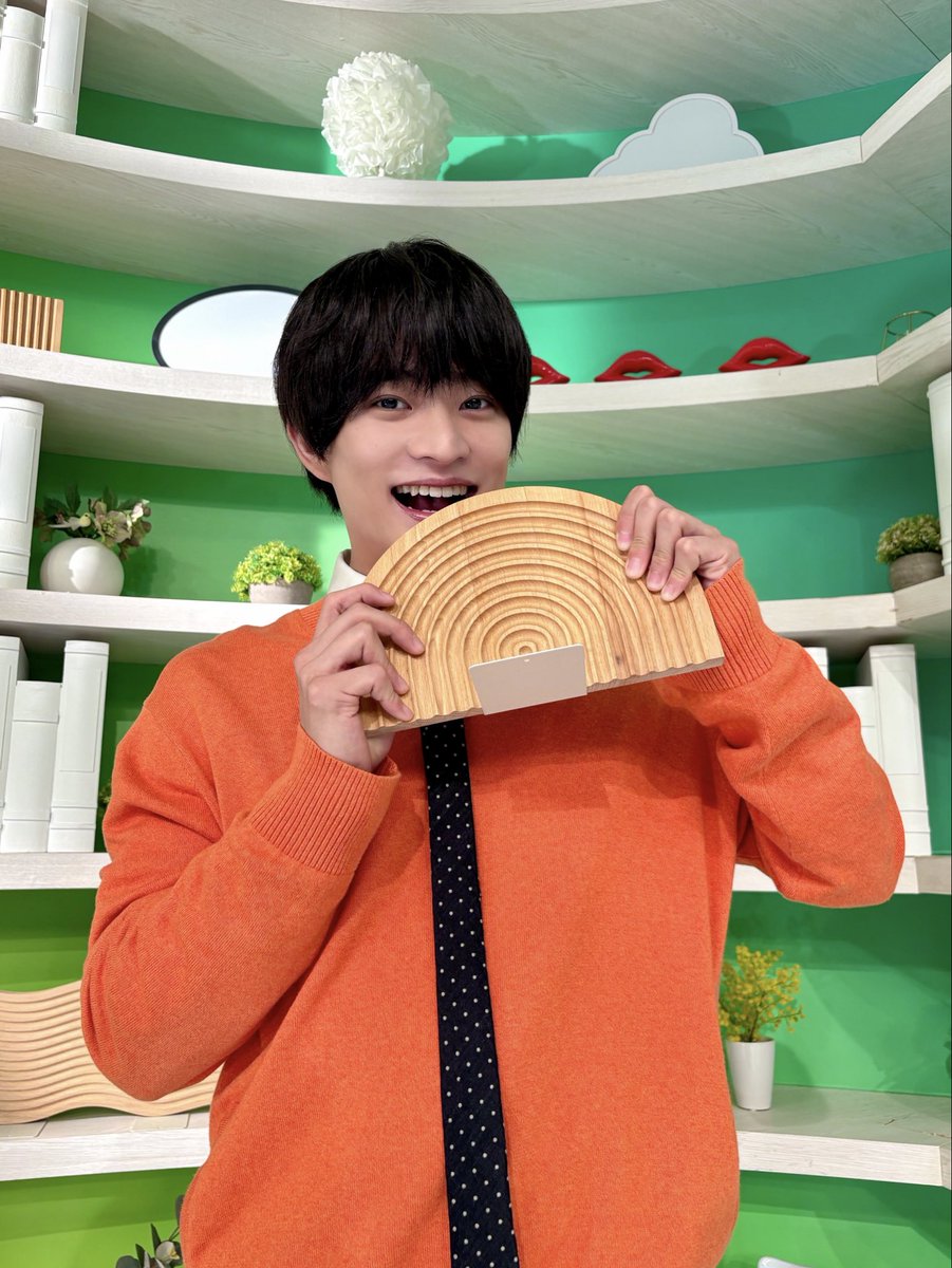 jr_official_X's tweet photo. 今日の『 #DayDay. 』に #ACEes より
#浮所飛貴 が生出演いたしました👦🏻🧡

ご覧いただいた皆さま、ありがとうございました🍕🌟 https://t.co/ReqCPRtIV7