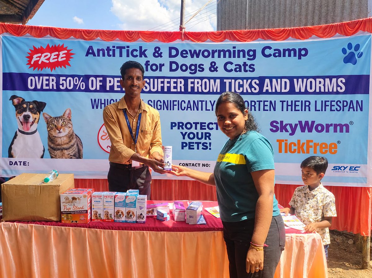 skyec_official's tweet photo. SkyEc proudly participated in an Anti-Rabies Day initiative featuring a Free Health Check-up and Anti-Rabies Vaccination Camp.

We sincerely thank all the pet parents for their valuable participation and support.

#skyec #antirabiesday #rabiesawareness #vaccinationcamp #pethealth https://t.co/j2dJryM38S