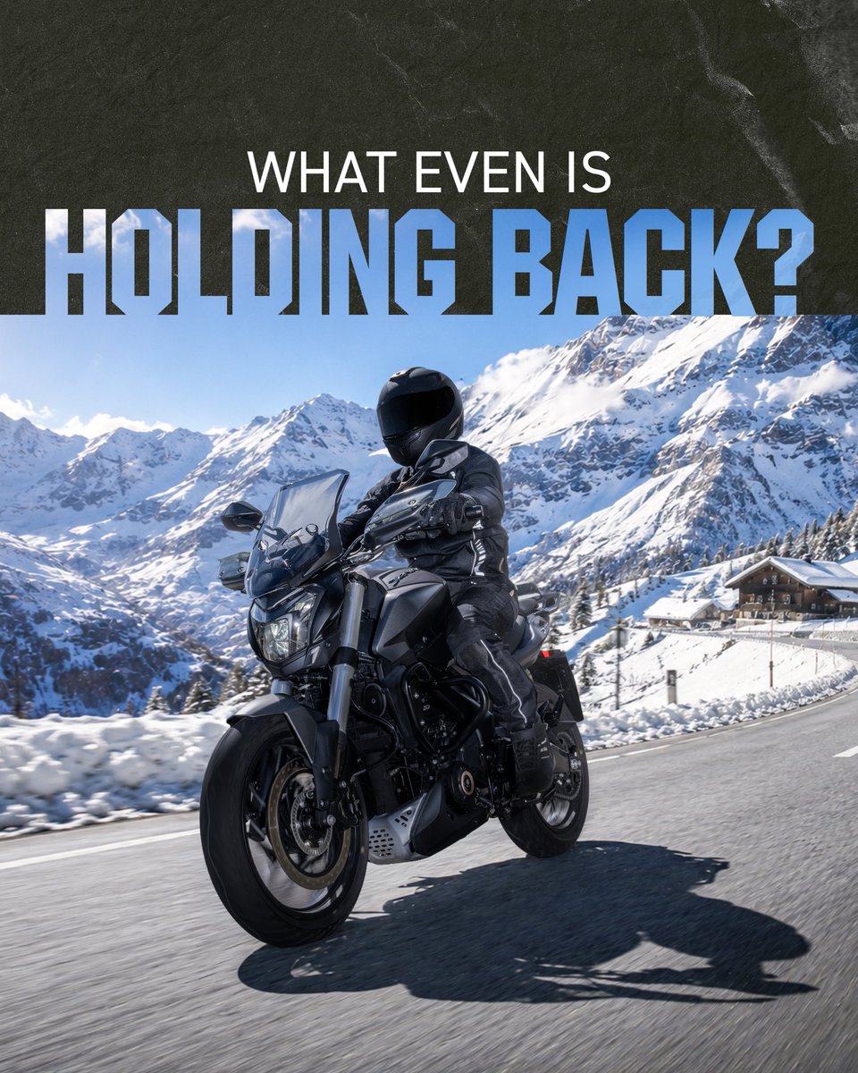 BajajDominar's tweet photo. What even is too far?
There’s only one way to find out - Ride.

Where are you taking your Dominar next?

#DominarRides #Dominar400 #Dominar250 #DontHoldBack https://t.co/5XB9ZL731z