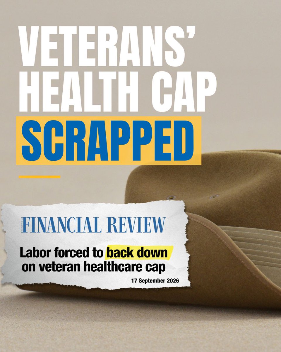 Anne_Ruston's tweet photo. Our veterans served our country and sacrificed for our way of life. They deserve to get the care they need.  

To every veteran - and every Australian - who stood up, thank you. https://t.co/zYV4OXsXIC