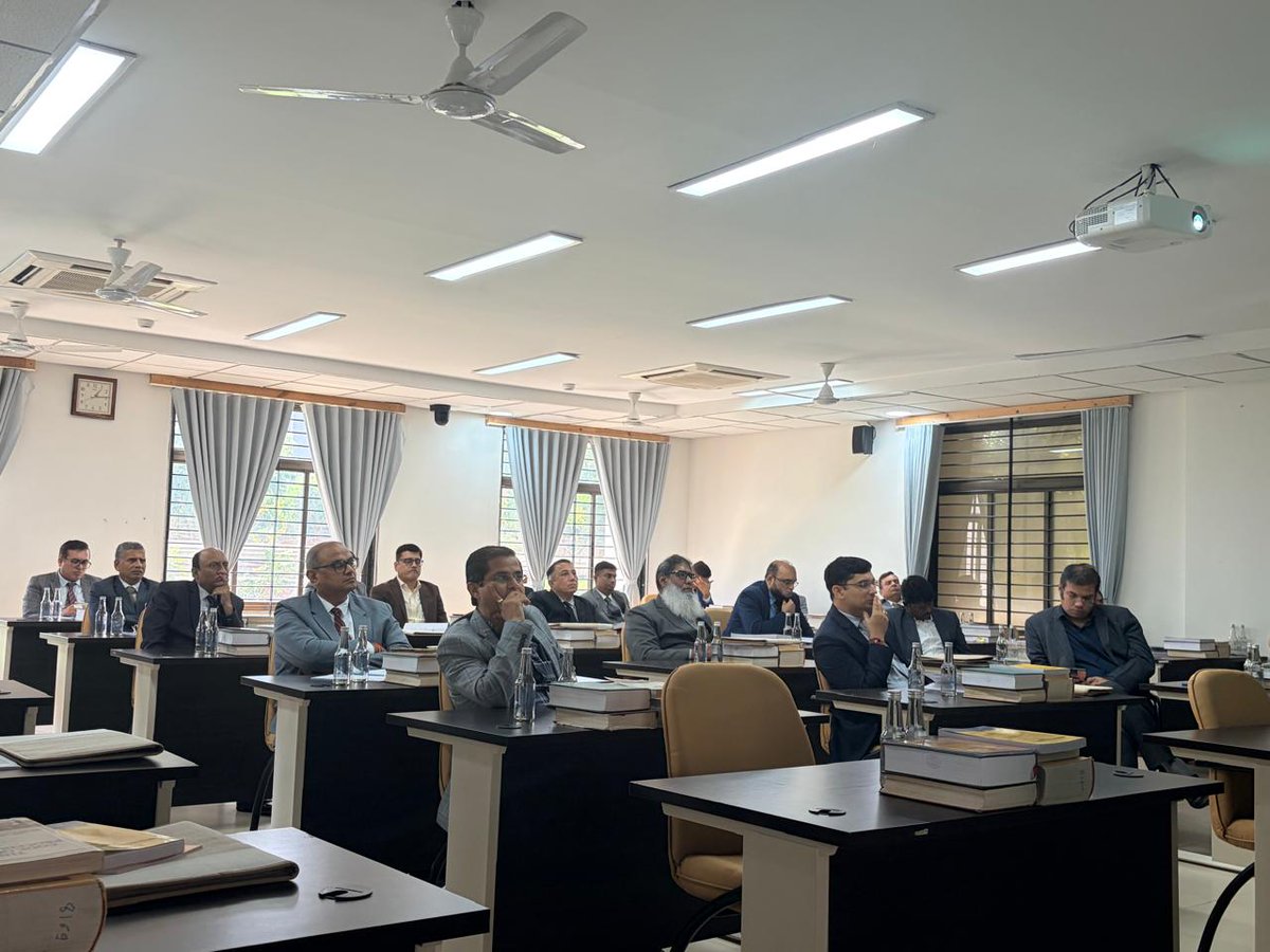 DPIITGoI's tweet photo. Two-day workshop for Additional District Judges at the Gujarat State Judicial Academy (24-25 Sept 2026) by CIPAM, DPIIT.
Sessions covered trade mark infringement and civil suits vs cancellation proceedings.
#CIPAM #IPR #JudicialTraining #CreativeIndia https://t.co/eXGEzkuhQ8