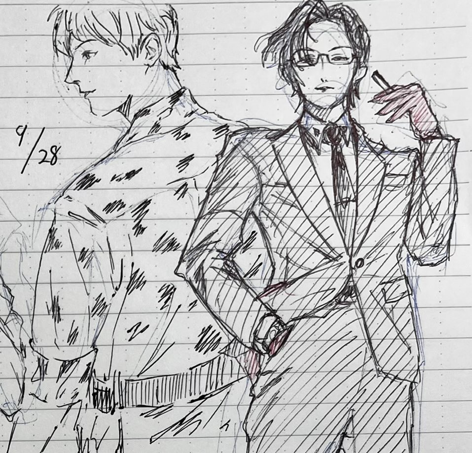 mic_0530_Rabbit's tweet photo. 模写 https://t.co/IhPUB439p1