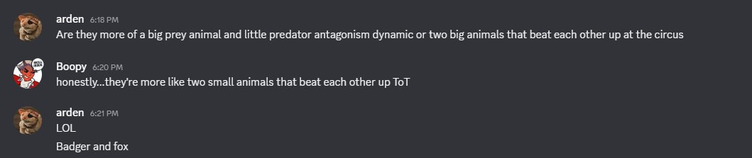 Jijgantic's tweet photo. Shoutout to my friend who always helps me with figuring out animals for characters. I heart you I was struggling https://t.co/XuniK0EIjd