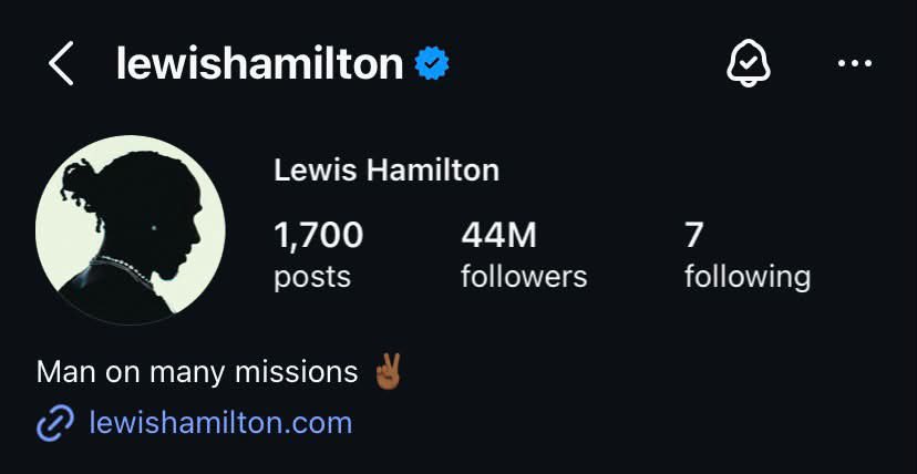 lucasscircuit's tweet photo. My goat has 44 million followers on Instagram ❤️ #lewishamilton https://t.co/SNxeZCCSdT
