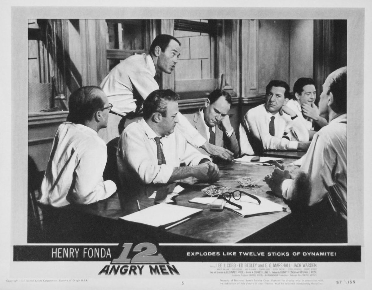 PhenomenaExp's tweet photo. 🎬'12 HOMBRES SIN PIEDAD': POR PRIMERA VEZ EN 4K
12 hombres sin piedad (12 Angry Men, 1957) es una adaptación al cine del telefilme del mismo título, después adaptado al teatro, obra de Reginald Rose.

La pieza televisiva fue realizada por Franklin J. Schaffner, futuro firmante⬇️ https://t.co/FSs7sGlGGb