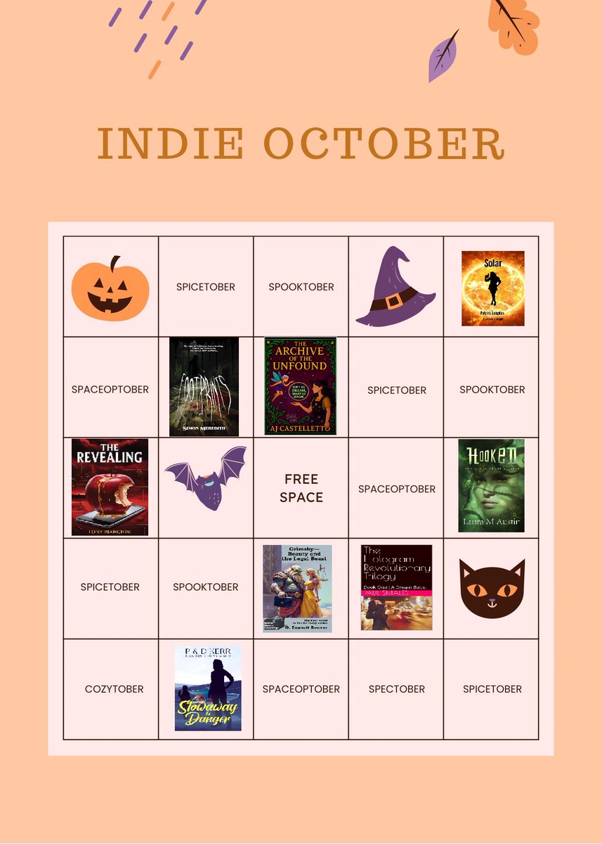 EllieJayWrites's tweet photo. Here's a quick look at some of my #IndieOctober reads!
As you can see... I have a type. Lots of #Thrilltober, #cozytober and a little side of #spectober for me.
What are you reading? Blank bingo card in the comments if you want to get in on this and have a shot at a free book! https://t.co/YFssQz7Tzd