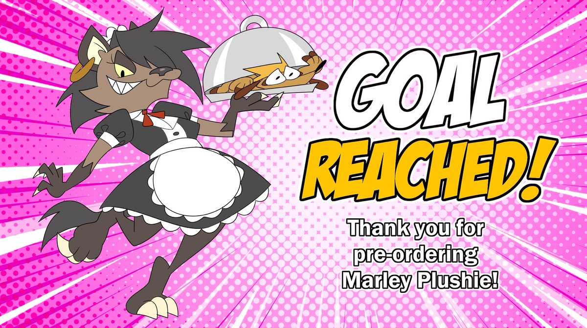 potateymatey's tweet photo. The Marley Plushie pre-order campaign is over and was successful at 136%! Thank you everyone who pre-ordered and shared the Plushie, it will be shipped out in the next few months! 💕 https://t.co/cQ0evjBIty