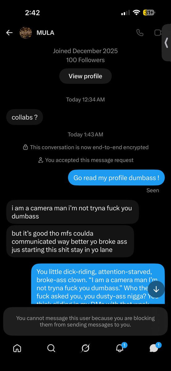 TheChynaaRedd's tweet photo. Plz don’t be this pussy ass nigga! https://t.co/TWXpzoxoOs