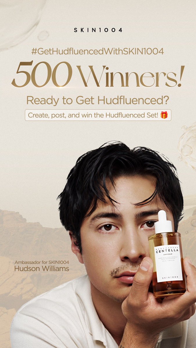 hudsonwupdates's tweet photo. Ready to get Hudfluenced? 🫧

SKIN1004 is giving away the ‘Hudfluenced’ set to 500 winners! Check their Notion guide via their linktree for more details and follow the steps below in the photos to enter! 

🔗:  https://t.co/vB3H3ffA3T https://t.co/96RY5nCg4P