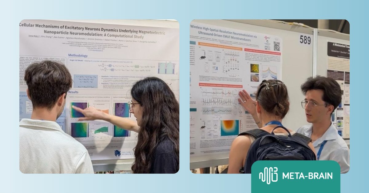 MetaBrain_EU's tweet photo. 🧠 Seven #METABRAIN_EU research contributions at @FENSorg's #FENS2026!

🎤 Researchers from @idibaps, @ETH_en and @NeuroGeneticsCy presented their work, while @gtec_BCI brought the project to its exhibition booth.

🔗 https://t.co/S7UX4tOpXr

#Neuroscience #BrainStimulation https://t.co/cQ8LTMKfjM