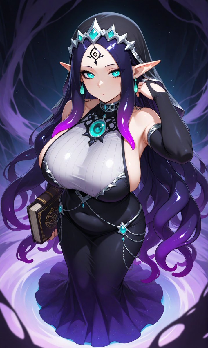 iLunination's tweet photo. "𝕯𝖔𝖓'𝖙 𝖈𝖆𝖑𝖑 𝖚𝖕 𝖙𝖍𝖆𝖙 𝖜𝖍𝖎𝖈𝖍 𝖞𝖔𝖚 𝖈𝖆𝖓𝖓𝖔𝖙 𝖕𝖚𝖙 𝖉𝖔𝖜𝖓 𝖆𝖌𝖆𝖎𝖓."

Inspired by Cthulhu Mythos, here is Luna's Dark Persona: A Eldritch Priestess.

Touched by Supernatural Forces, the Elf shuts down her emotions to embody an shivering-cold personality. https://t.co/kA3gLCtpbG