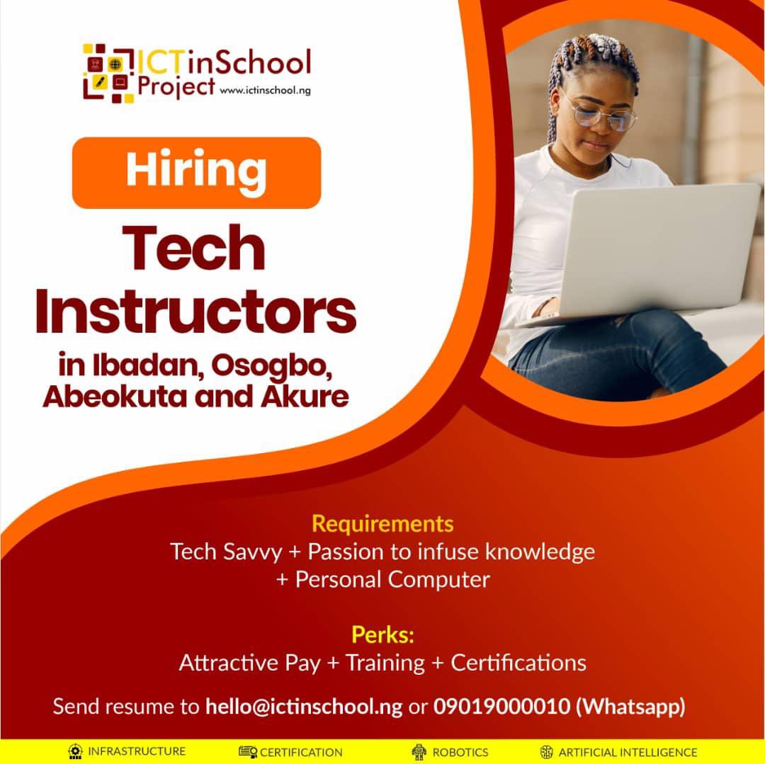 IAmOmoJava's tweet photo. You are that person, if;
1. You have a personal computer.
2. You have the passion to impact.
3. You have a programming background.

A very rare opportunity to grow exponentially in the EdTech industry. Get in here! https://t.co/Dsh09qlnRx