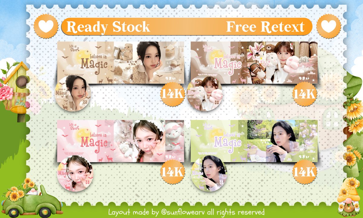 sunflowearv's tweet photo. DM ke @sunflowearv (mt after dm wajib!)
WA ke https://t.co/oAbDW5LURS

Layout ready stock wonyoung, rei, carmen, stella, juun, ian, yeon, sullyoon, sana, seulgi, younjung, ruohan, ruonan, xiwei, shangen, qian

#zonauang https://t.co/nng1zUGsX1