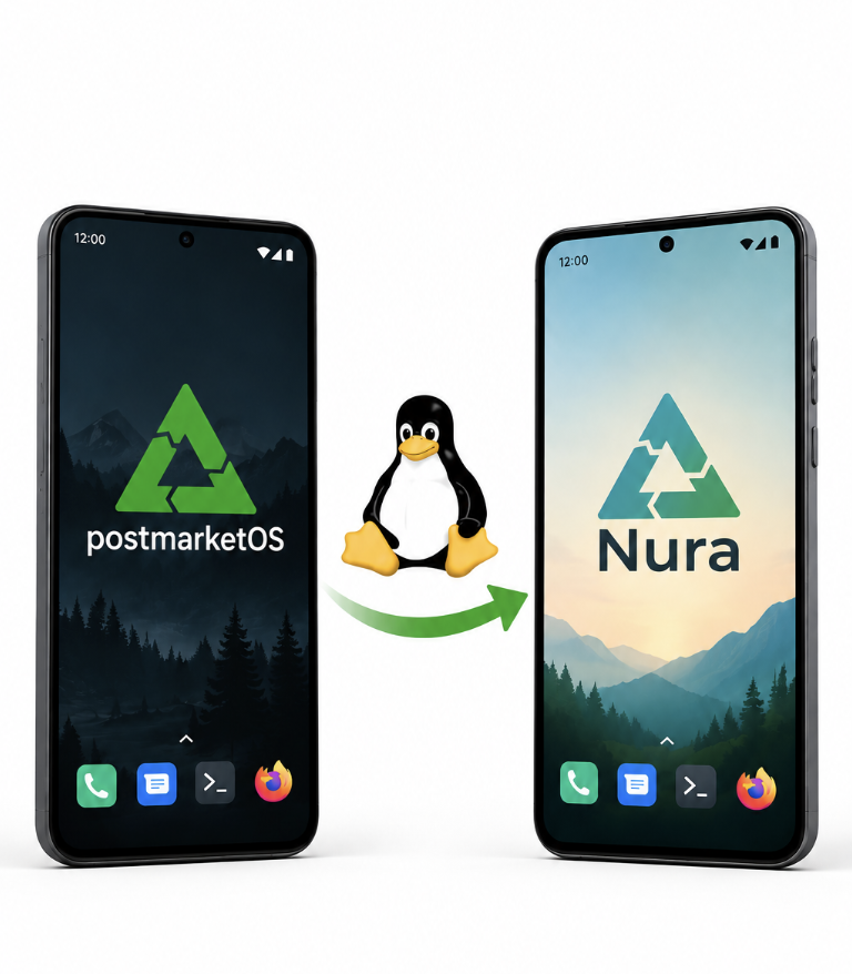 twtayaan's tweet photo. One of the biggest mobile Linux projects just changed its name after nearly a decade.

postmarketOS is officially becoming Nura.

Since 2017, the project has been bringing Linux to smartphones and keeping devices alive long after official software support ends.

But the team says postmarketOS became difficult to pronounce, remember and promote as the project grew.

The project itself isn’t changing direction. 

Nura will continue the same work of bringing Linux to smartphones, supporting existing devices and expanding to new hardware.

The rebrand is expected to roll out gradually across the project over the coming months.