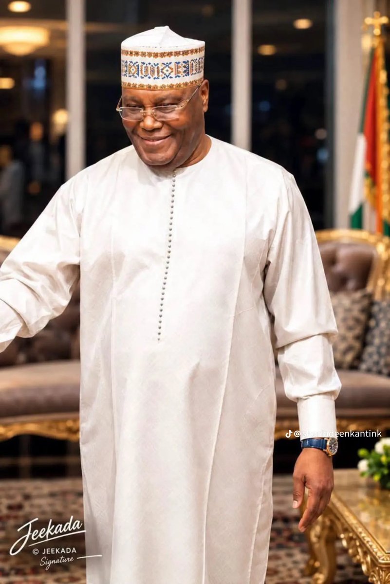Galafi_27's tweet photo. Good morning from the incoming President 2027 Insha Allah. Atiku Abubakar. 

A vote for @atiku is a vote for the return of subsidy. 

A vote For Increment of salaries. 

And,  A Vote For Security.  Make the right choice. https://t.co/hBPLWTkKye