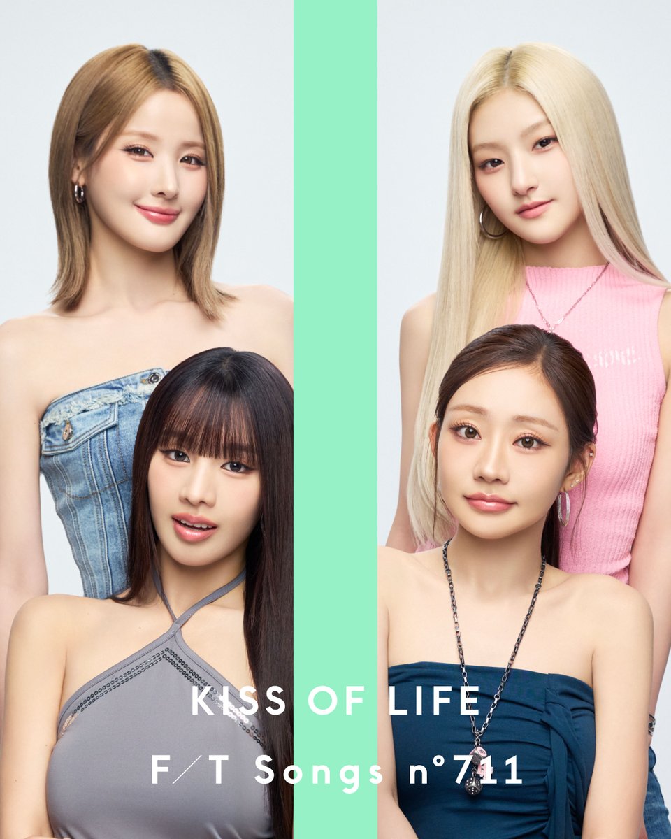 The_FirstTake's tweet photo. 【#THEFIRSTTAKE】

ー

No.711
KISS OF LIFE
@KISSOFLIFE_S2
@KISSOFLIFEJP

ー

Episode 711 features the first appearance of the multinational 4-member girl group KISS OF LIFE.
They will perform “Sticky,” a track that topped the Billboard JAPAN Heatseekers Songs chart and helped KISS OF LIFE garner attention as “Summer Queens,” with its energetic portrayal of a sweet and wistful summer.
Enjoy this one-shot performance as KISS OF LIFE delivers the song with a refreshing vocal style over an Afrobeat rhythm, exclusively for THE FIRST TAKE.

▼9AM EDT YouTube Premiere
https://t.co/sWXadW6BwA