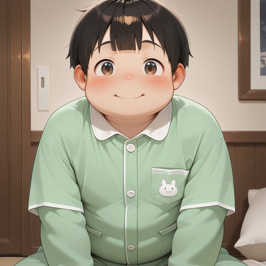 2h0ta10ve's tweet photo. にこにこ笑顔でこちらを見つめる男の子。 #ショタ #ぷにショタ #デブショタ https://t.co/n5Fs4bMyLw