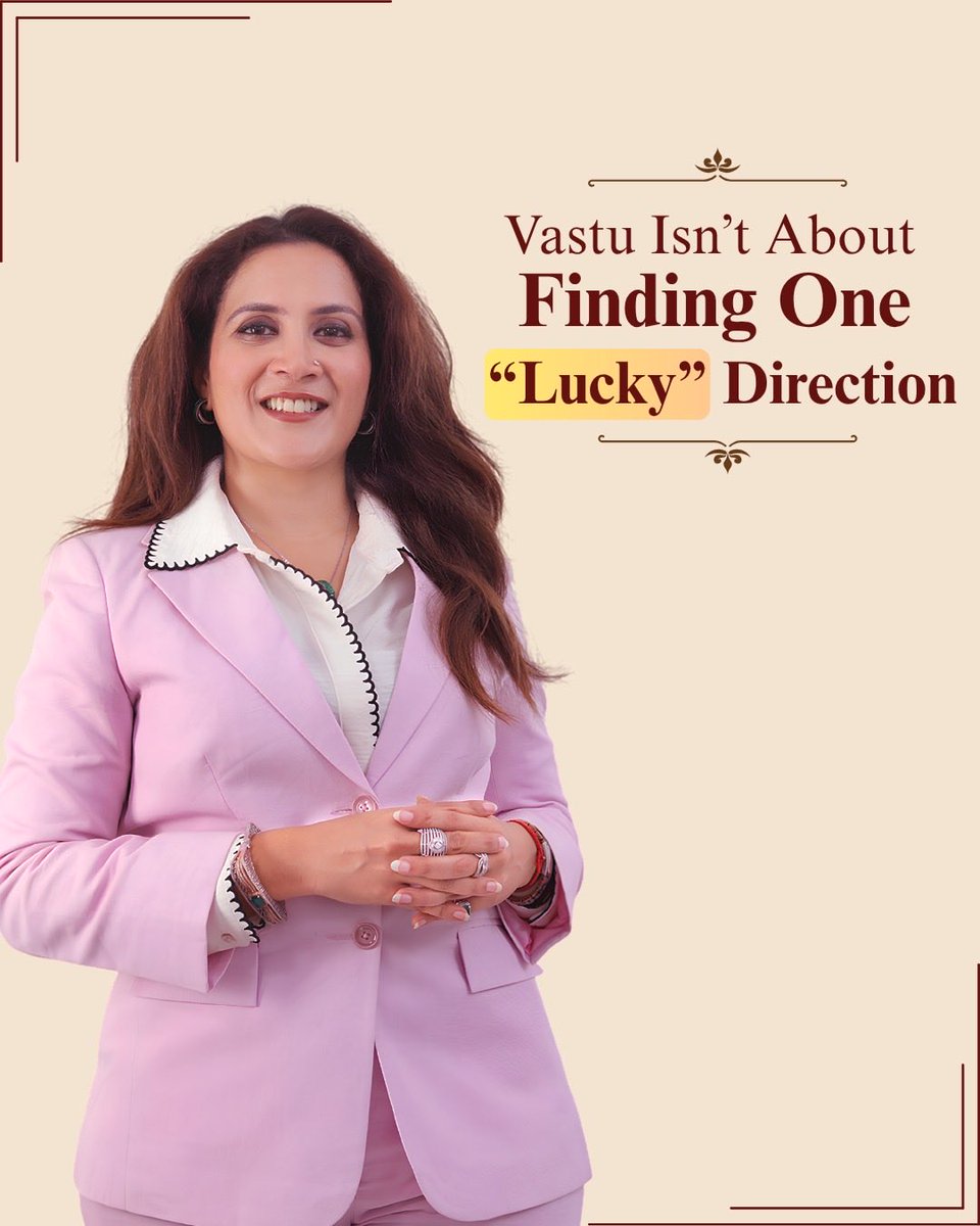 VastuWithDivvya's tweet photo. Vastu isn’t about finding one “lucky” direction. A well-planned space considers the bigger picture — direction, layout, purpose, placement and usage. Because the same direction can work very differently in two spaces. What do you think about this?
#vastu #vastudirection https://t.co/7aL27Lq0e9